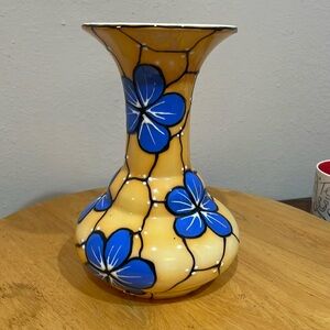 Hand painted vase From Czechoslovakia